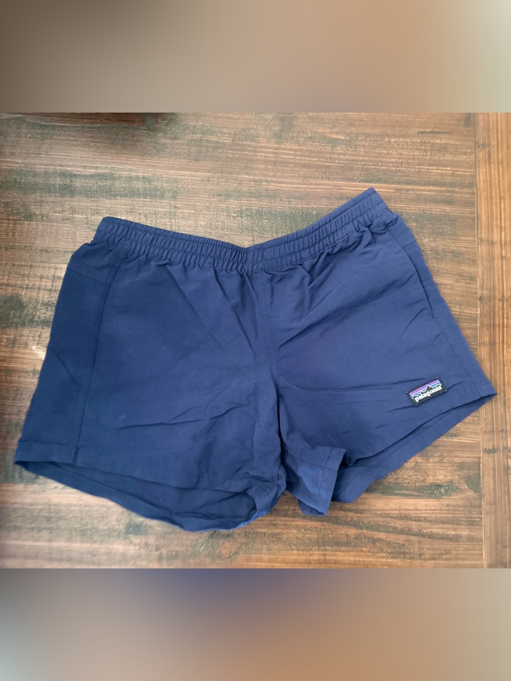 Patagonia Navy Blue XL Youth Shorts